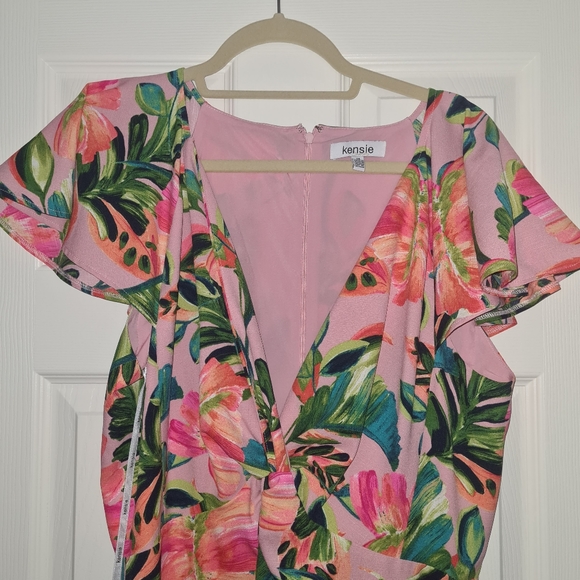 NWT Tropical Print Dress - Picture 3 of 4